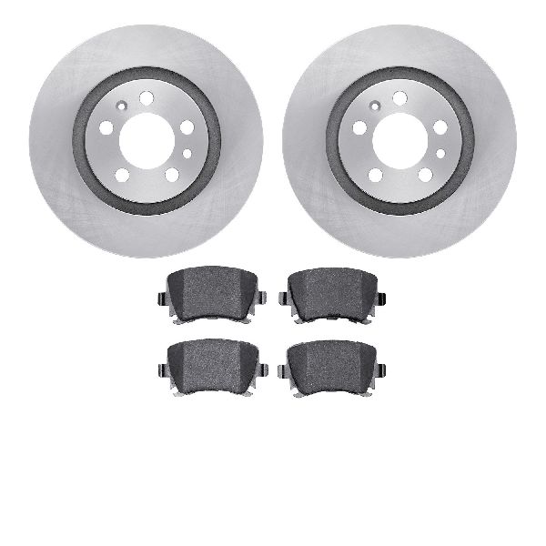 2012-2013 Volkswagen Golf R Disc Brake Kit - Rear (Dynamic Friction)