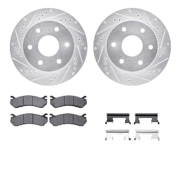 2000-2006 Chevrolet Tahoe Disc Brake Kit - Front (Dynamic Friction)