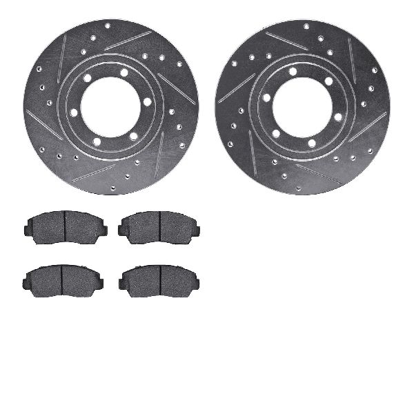 1986-1987 Mazda B2000 Disc Brake Kit - Front (Dynamic Friction)