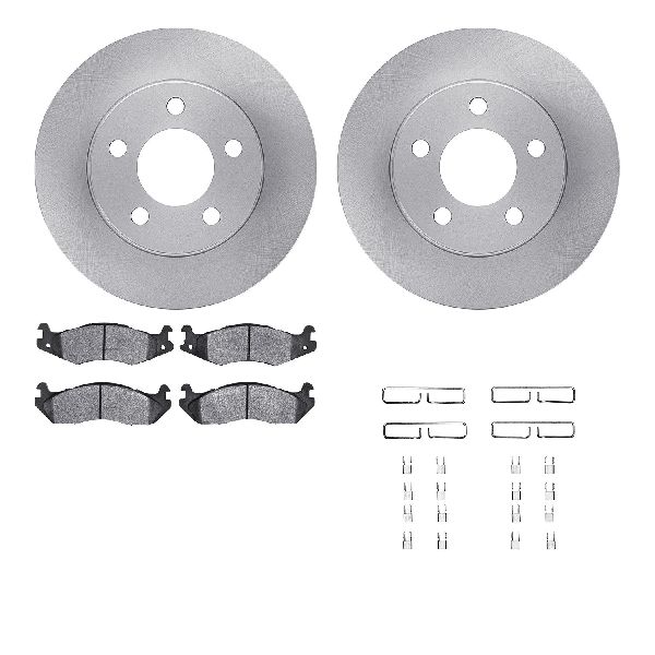 1984-1989 Jeep Cherokee Disc Brake Kit - Front (Dynamic Friction)