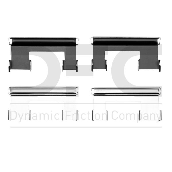 2001-2006 GMC Sierra 3500 Disc Brake Hardware Kit - Rear (Dynamic Friction)