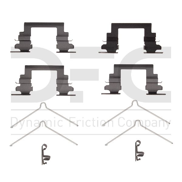 2016-2017 Jeep Compass Disc Brake Hardware Kit - Front (Dynamic Friction)