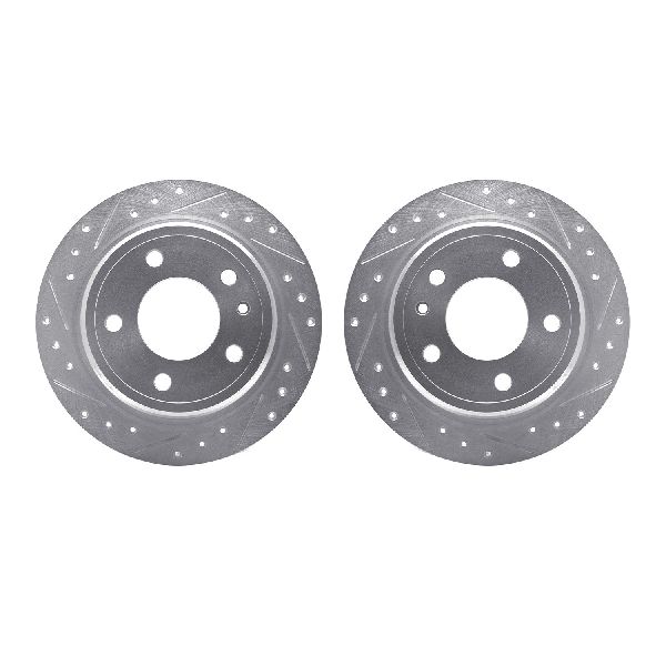 1985-1988 BMW 535i Disc Brake Rotor Set - Rear (Dynamic Friction)