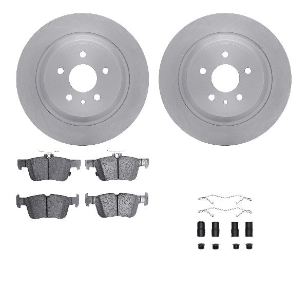2013-2016 Lincoln MKZ Disc Brake Kit - Rear (Dynamic Friction)
