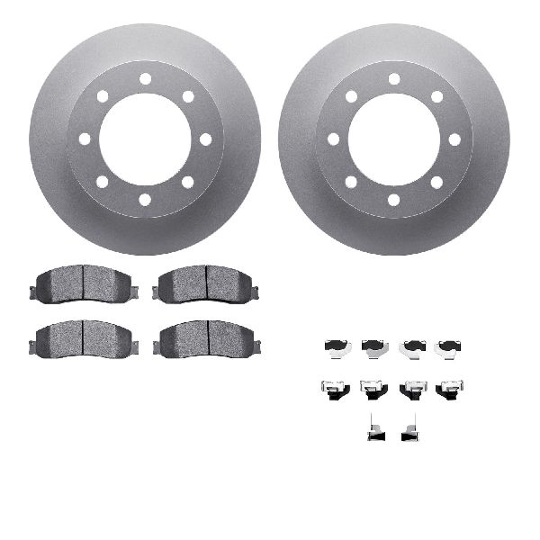 2010-2012 Ford F-350 Super Duty Disc Brake Kit - Front (Dynamic Friction)