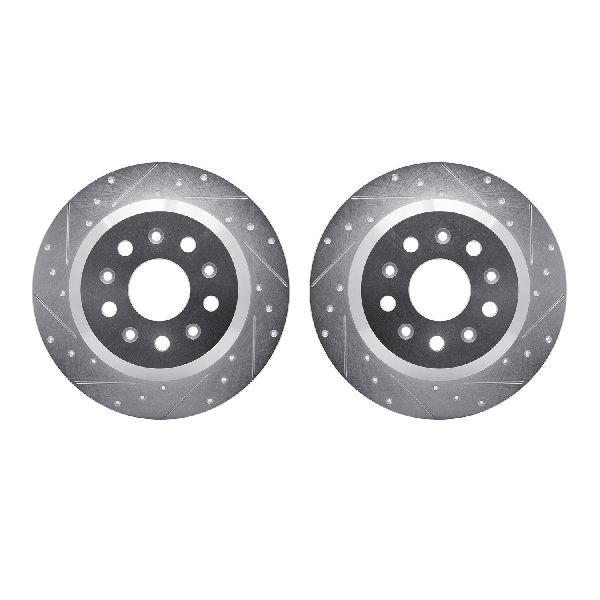 2018-2024 Jeep Wrangler Disc Brake Rotor Set - Rear (Dynamic Friction)