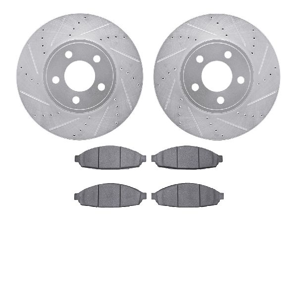 2003-2011 Lincoln Town Car Disc Brake Kit - Front (Dynamic Friction)