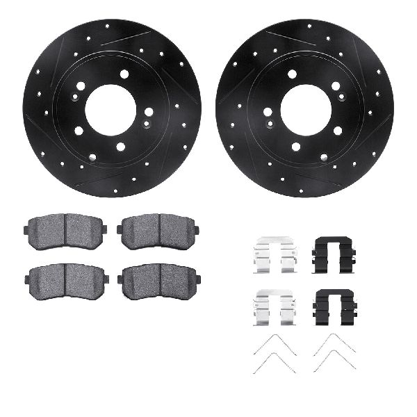 2016-2019 Hyundai Sonata Disc Brake Kit - Rear (Dynamic Friction)