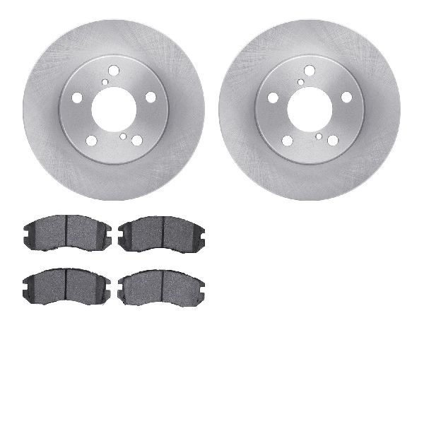 1993-1995 Subaru Impreza Disc Brake Kit - Front (Dynamic Friction)