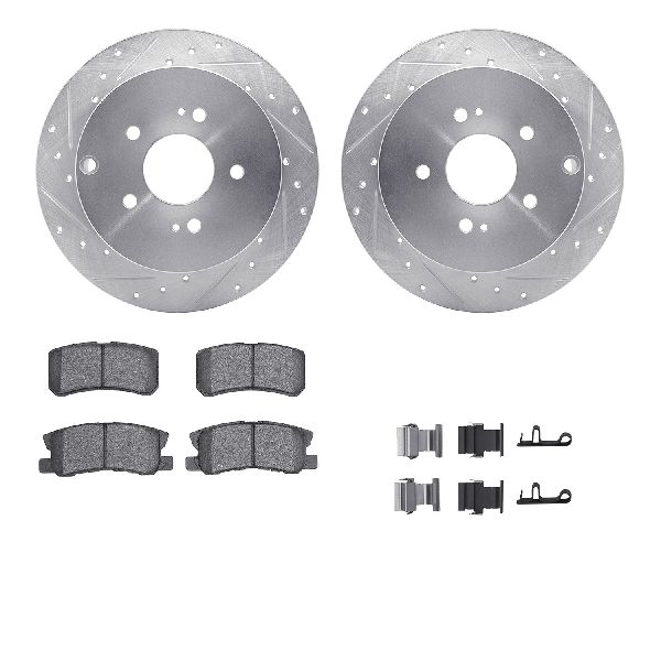 2004-2011 Mitsubishi Endeavor Disc Brake Kit - Rear (Dynamic Friction)