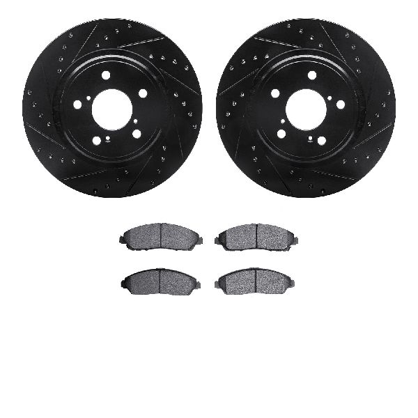 2016-2022 Honda Pilot Disc Brake Kit - Front (Dynamic Friction)