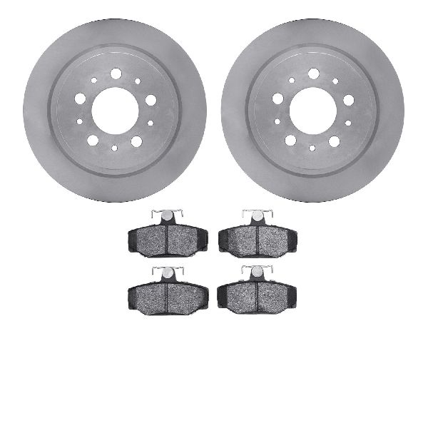 1997-1998 Volvo S90 Disc Brake Kit - Rear (Dynamic Friction)