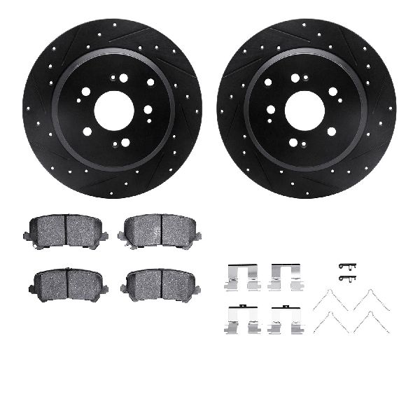2009-2015 Honda Pilot Disc Brake Kit - Rear (Dynamic Friction)
