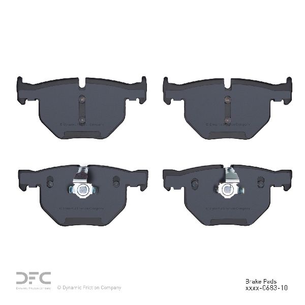2008-2010 BMW 528i Disc Brake Pad Set - Rear (Dynamic Friction)