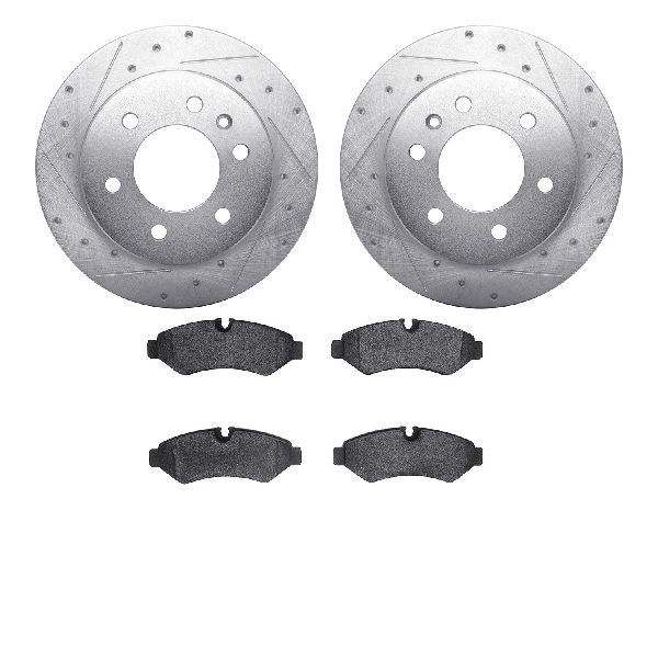 2019-2022 Mercedes-Benz Sprinter 2500 Disc Brake Kit - Rear (Dynamic Friction)