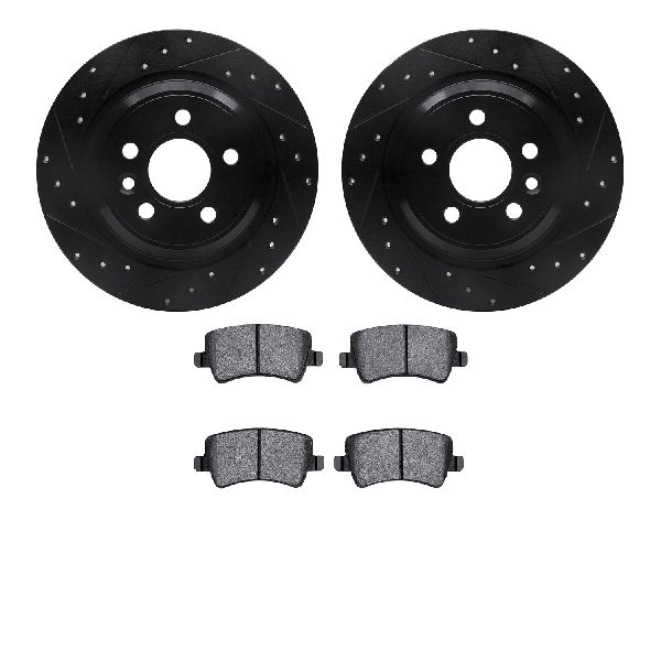 2008-2016 Volvo S80 Disc Brake Kit - Rear (Dynamic Friction)