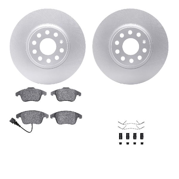 2009-2013 Volkswagen Tiguan Disc Brake Kit - Front (Dynamic Friction)