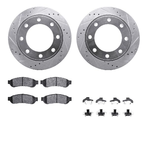 2006-2010 Ford F-350 Super Duty Disc Brake Kit - Rear (Dynamic Friction)