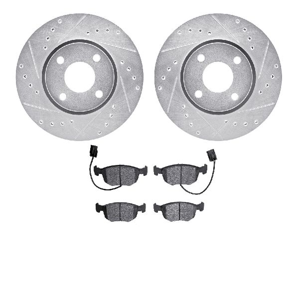 1998-1999 Ford Contour Disc Brake Kit - Front (Dynamic Friction)