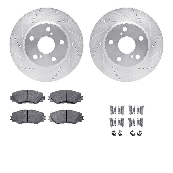 2010-2012 Lexus HS250h Disc Brake Kit - Front (Dynamic Friction)