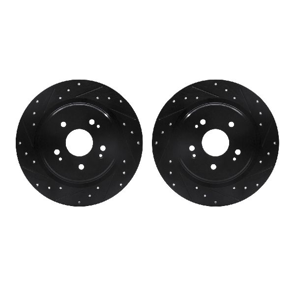 2017-2024 Honda CR-V Disc Brake Rotor Set - Rear (Dynamic Friction)