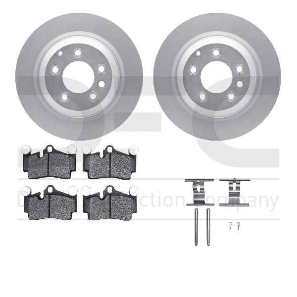 2005-2006 Porsche Cayenne Disc Brake Kit - Rear (Dynamic Friction)