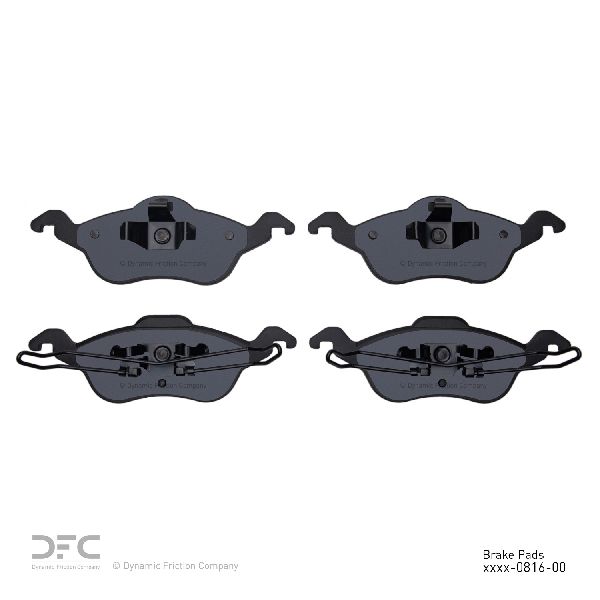2000-2004 Ford Focus Disc Brake Pad Set - Front (Dynamic Friction)