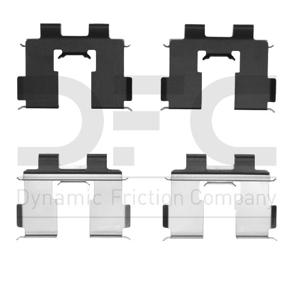 2007-2009 Hyundai Santa Fe Disc Brake Hardware Kit - Rear (Dynamic Friction)