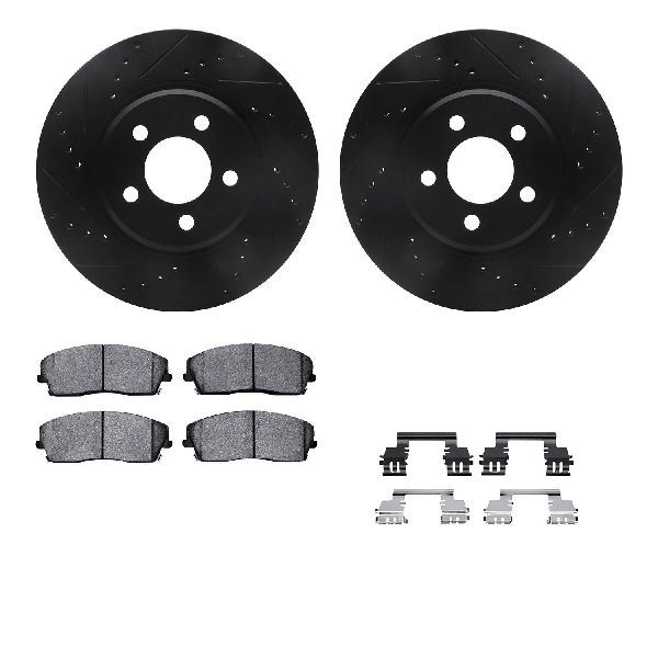 2006-2023 Dodge Charger Disc Brake Kit - Front (Dynamic Friction)