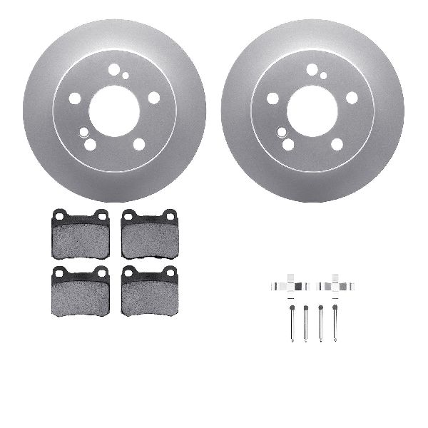 1984-1986 Mercedes-Benz 190E Disc Brake Kit - Rear (Dynamic Friction)