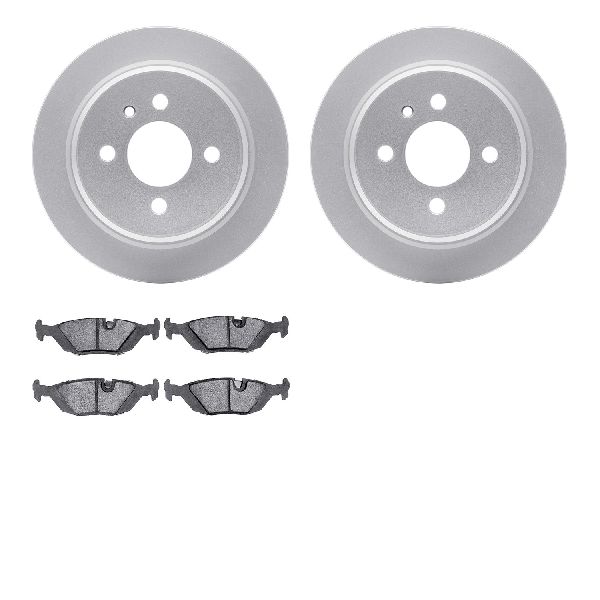 1986-1988 BMW 325 Disc Brake Kit - Rear (Dynamic Friction)
