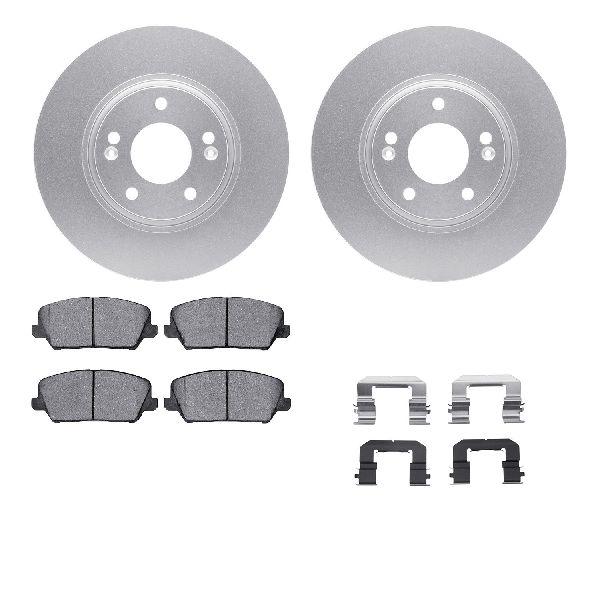 2014-2017 Kia Forte Koup Disc Brake Kit - Front (Dynamic Friction)