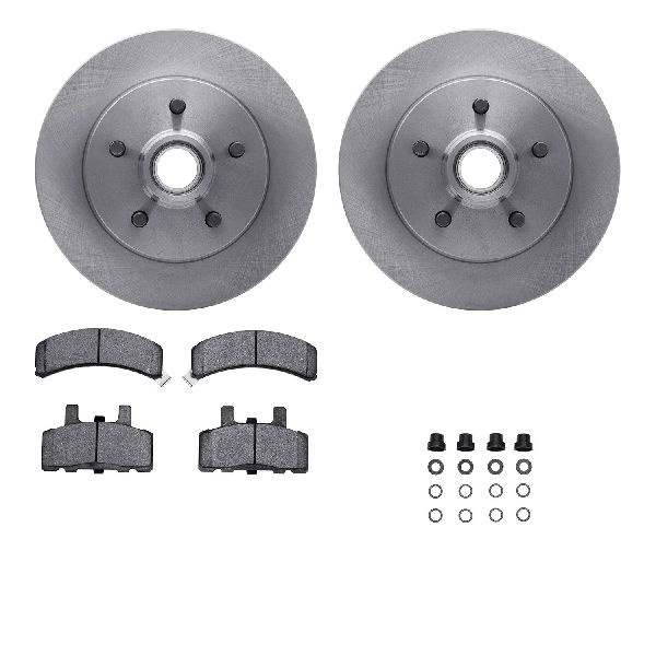1995-1997 Chevrolet Tahoe Disc Brake Kit - Front (Dynamic Friction)