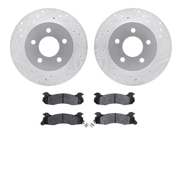 1984-1990 Lincoln Mark VII Disc Brake Kit - Rear (Dynamic Friction)