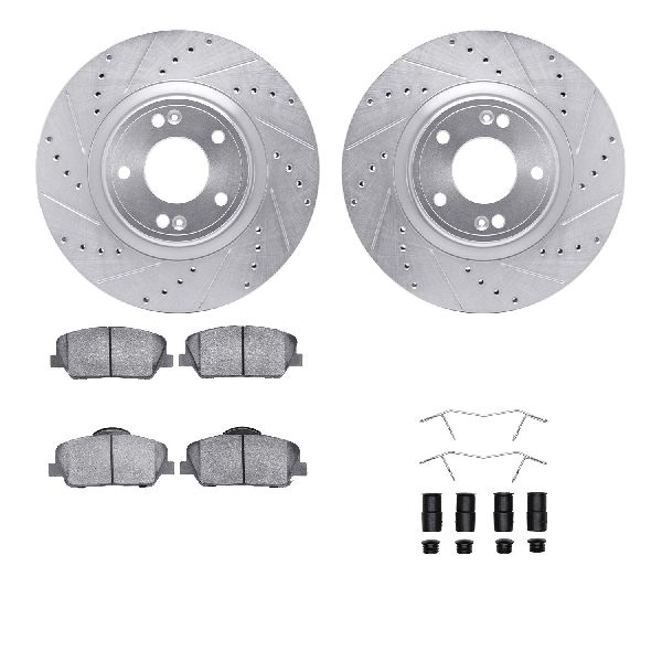 2010-2016 Hyundai Genesis Coupe Disc Brake Kit - Front (Dynamic Friction)