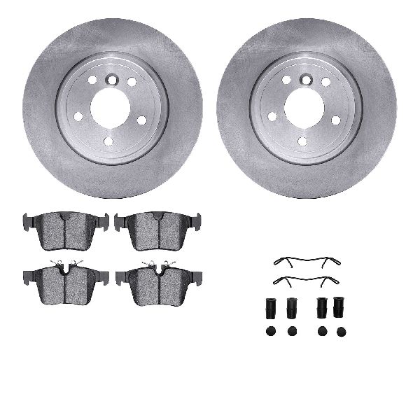 2017-2019 Jaguar XE Disc Brake Kit - Rear (Dynamic Friction)