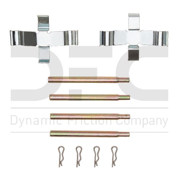 1988-1991 Mercedes-Benz 300SE Disc Brake Hardware Kit - Rear (Dynamic Friction)