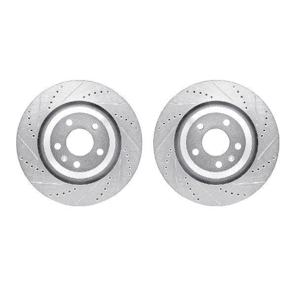 2005-2011 Audi A6 Quattro Disc Brake Rotor Set - Rear (Dynamic Friction)