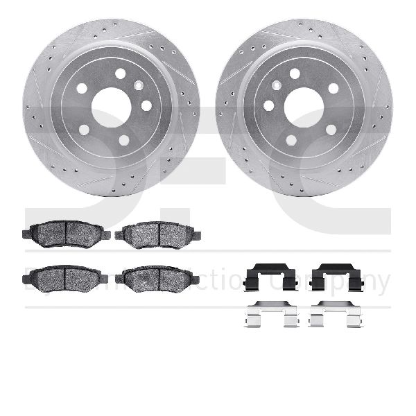2010-2015 Chevrolet Camaro Disc Brake Kit - Rear (Dynamic Friction)
