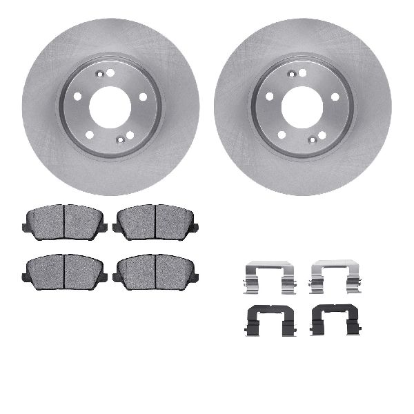 2014-2017 Kia Forte Koup Disc Brake Kit - Front (Dynamic Friction)