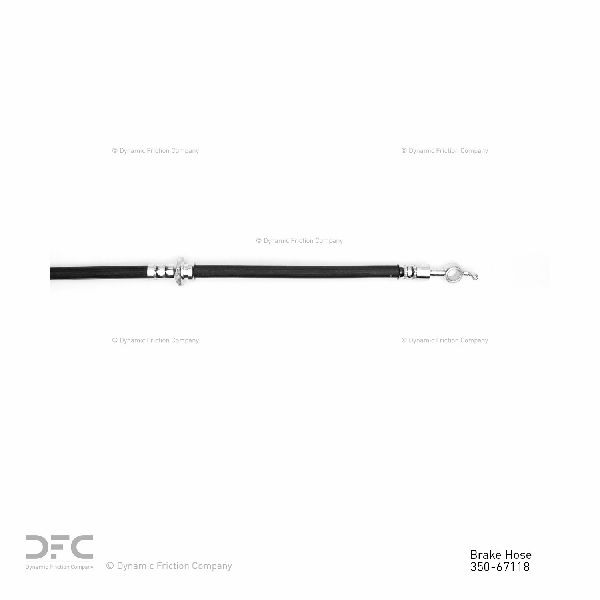 1985-1988 Nissan Maxima Brake Hydraulic Hose - Rear (Dynamic Friction)