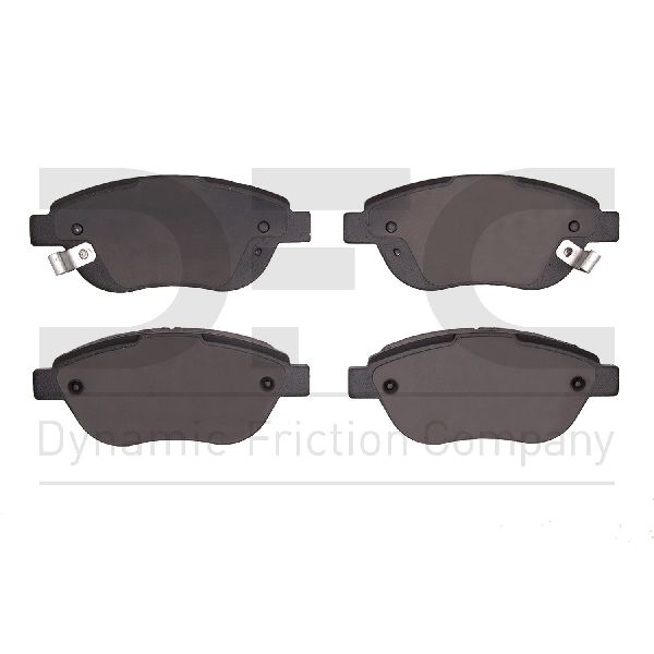 2012-2019 Fiat 500 Disc Brake Pad Set - Front (Dynamic Friction)