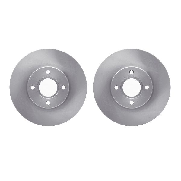 2014-2019 Ford Fiesta Disc Brake Rotor Set - Front (Dynamic Friction)