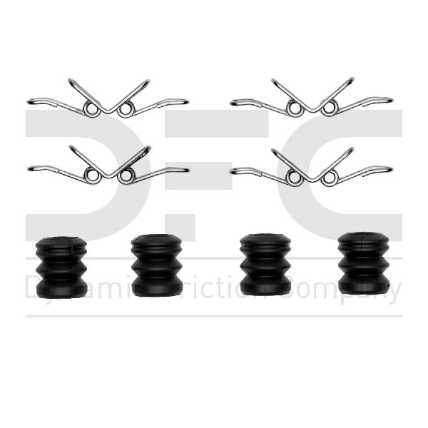 2002-2006 Freightliner Sprinter 2500 Disc Brake Hardware Kit - Front (Dynamic Friction)
