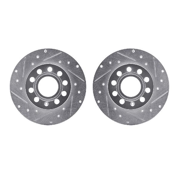 2008-2010 Audi A3 Disc Brake Rotor Set - Rear (Dynamic Friction)