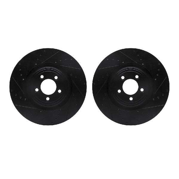 2006-2008 Jaguar S-Type Disc Brake Rotor Set - Front (Dynamic Friction)