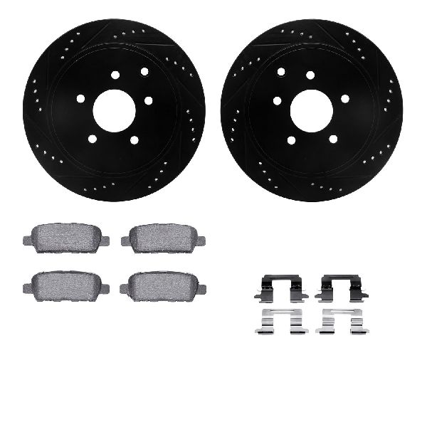 2017-2022 INFINITI Q60 Disc Brake Kit - Rear (Dynamic Friction)