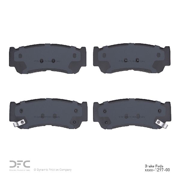 2007-2009 Hyundai Santa Fe Disc Brake Pad Set - Rear (Dynamic Friction)