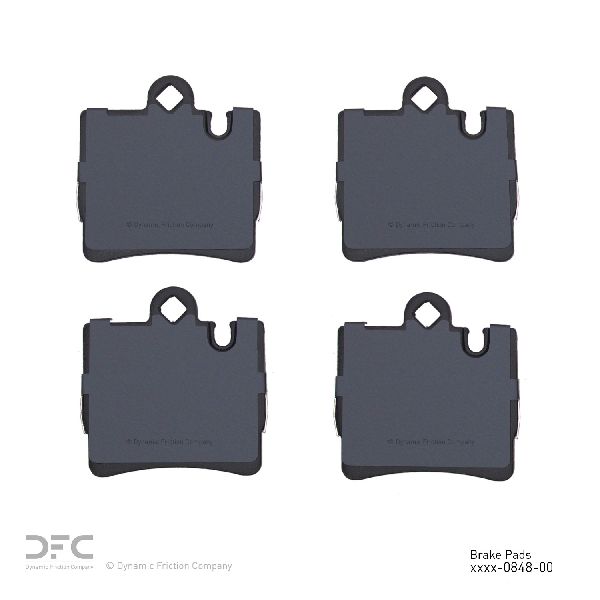 2001-2002 Mercedes-Benz S600 Disc Brake Pad Set - Rear (Dynamic Friction)