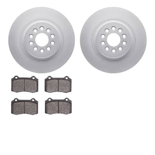 2003-2005 Jaguar S-Type Disc Brake Kit - Rear (Dynamic Friction)